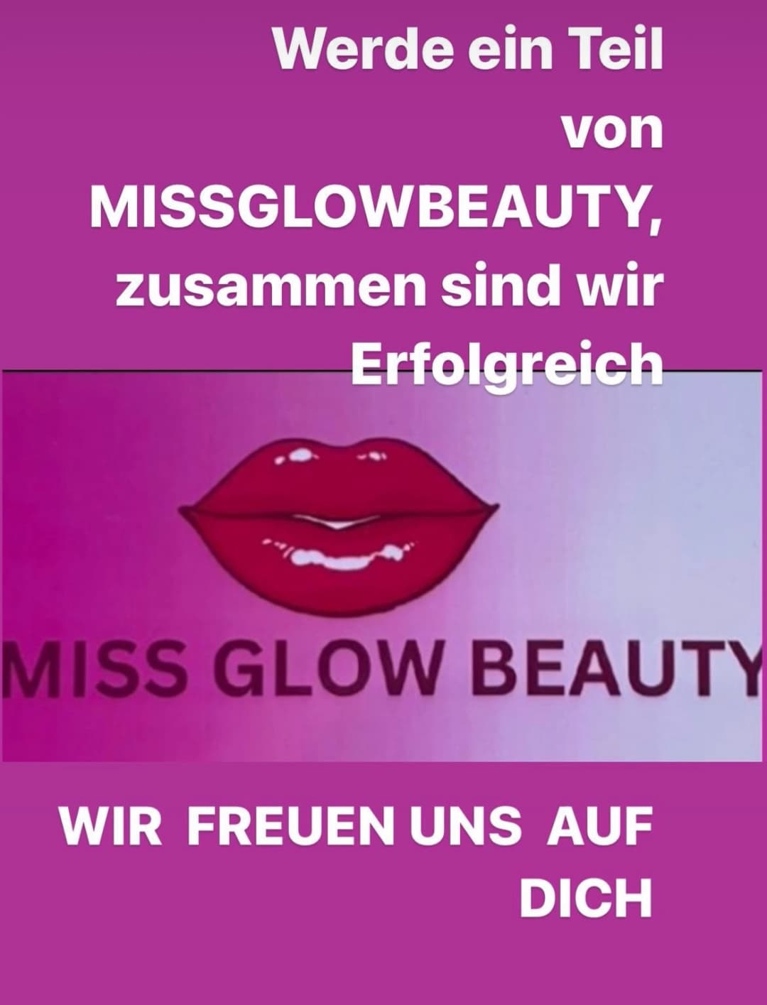 werde teil von Miss Glow Beauty Foto